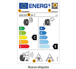 Nuevas etiquetas para los neumáticos