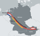 mapa corredor ITS europeo
