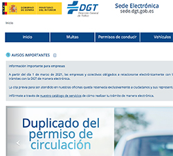 Sede Electronica DGT