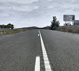 Carreteras que avisan del abandono de carril